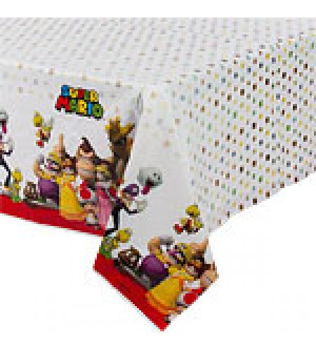 TOALHA BRANCA SUPER MARIO